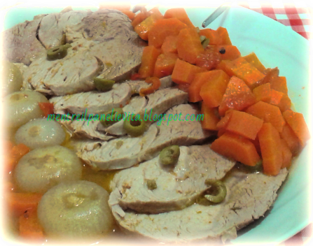 Lonza in tegame con cipolline borettane