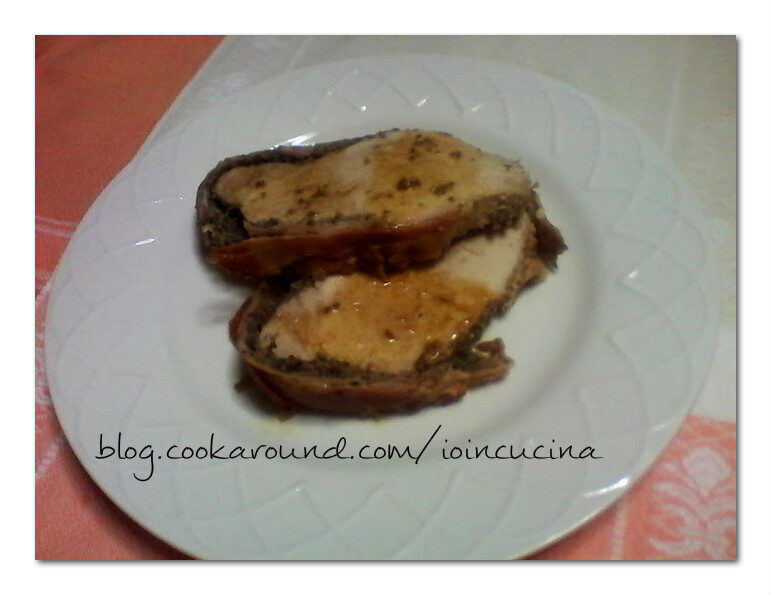 Lonza prosciutto e funghi