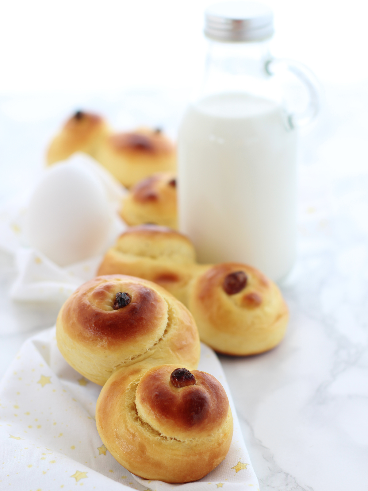 Lussekalter – santa lucia buns – le s di santa lucia