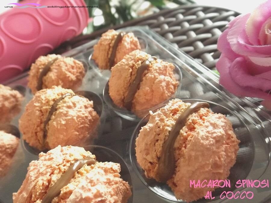 Macaron spinosi al cocco – con e senza bimby