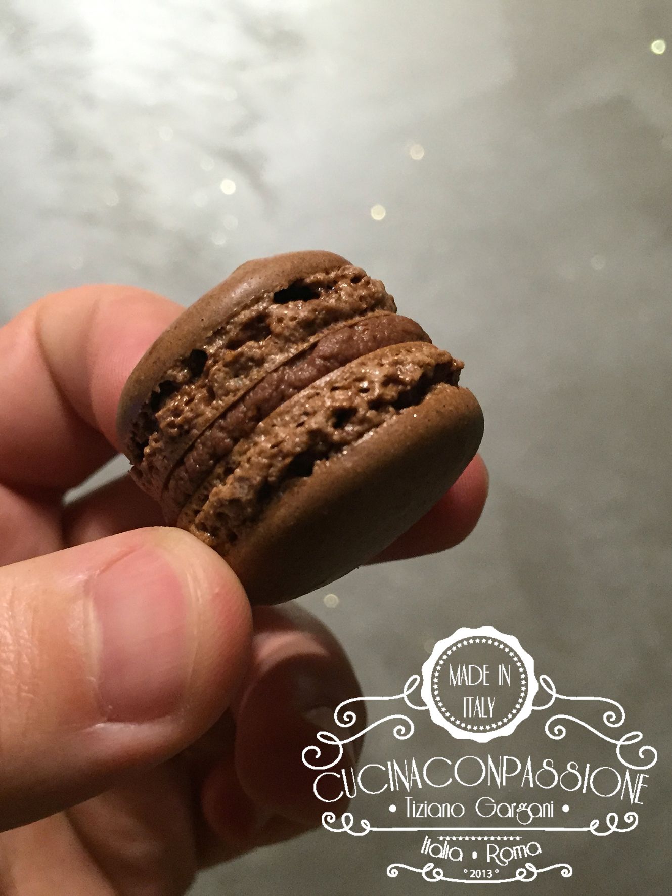 Macarons chocolate