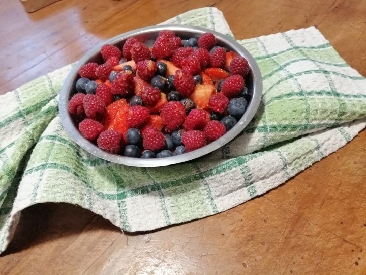 Macedonia di frutti rossi