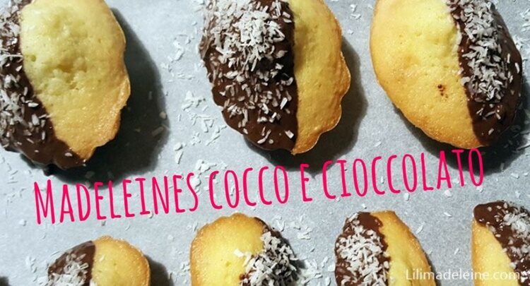Madeleines al cocco e cioccolato fondente o come gestire lo stress