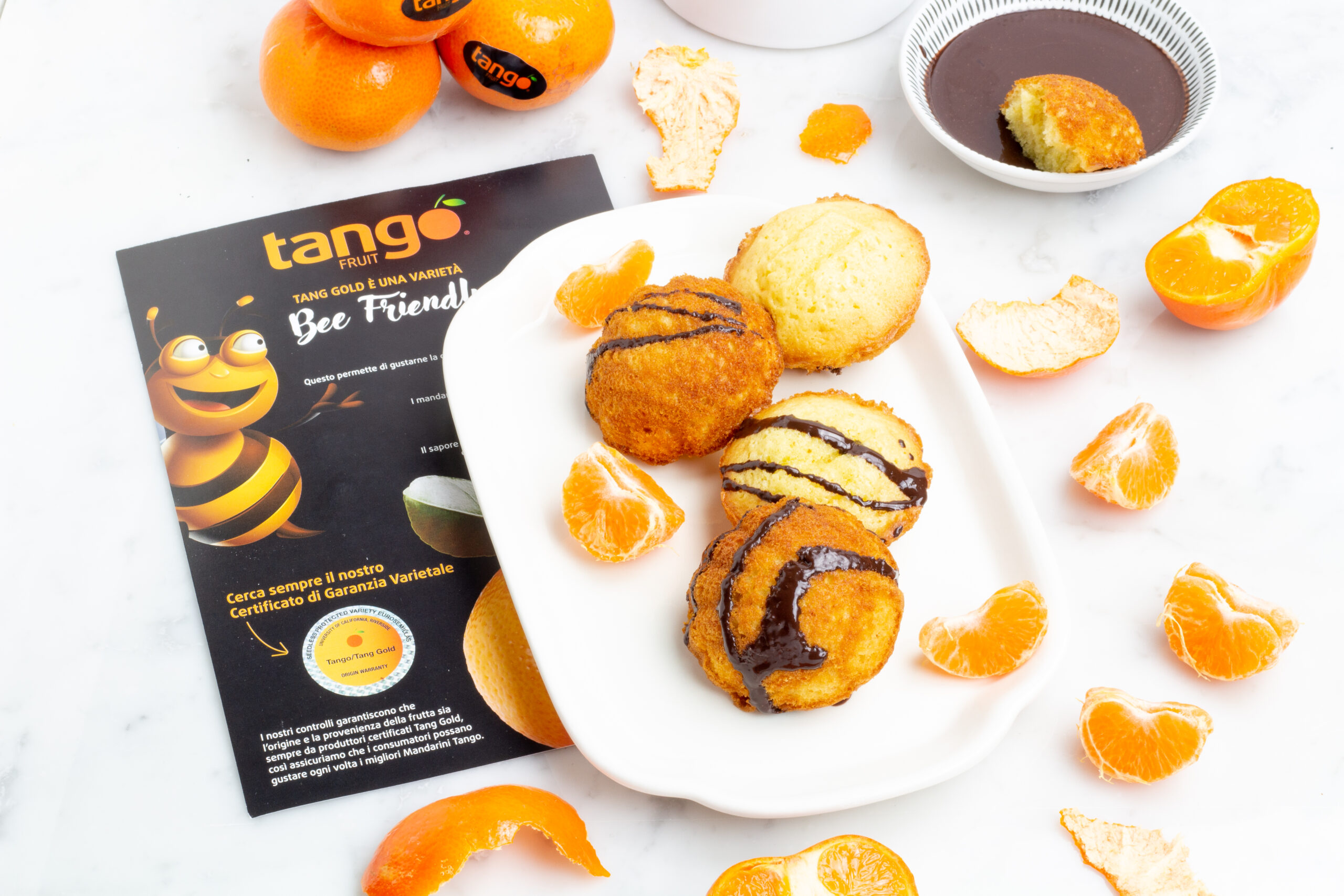 Madeleines al mandarino