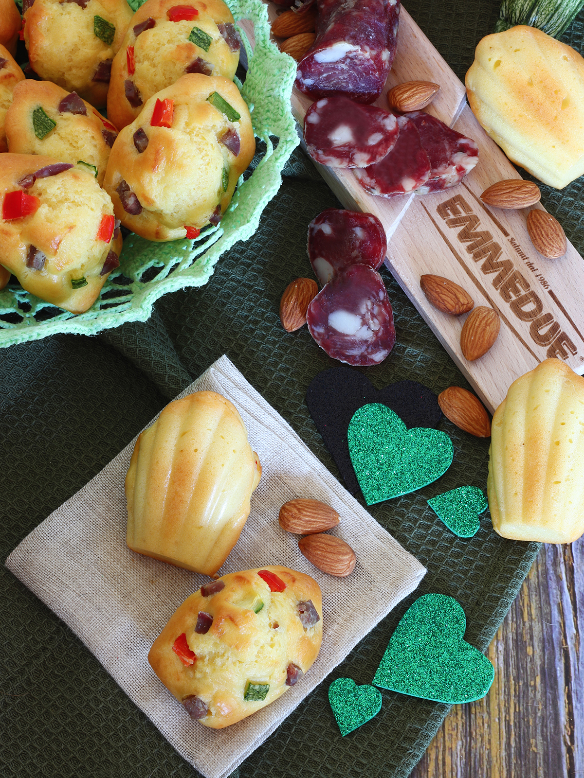 Madeleines salate