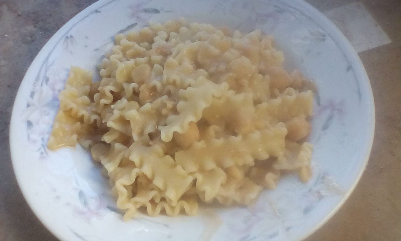 Mafalde con i ceci