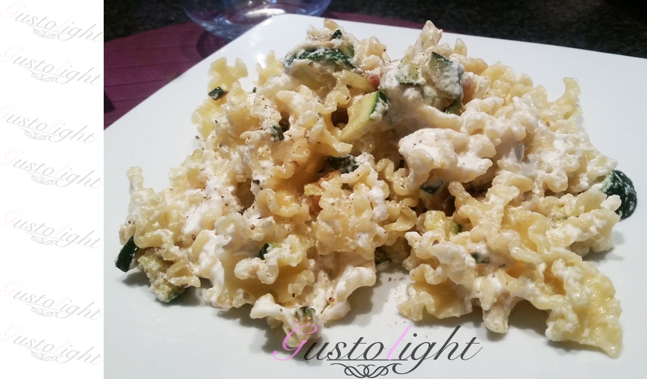 Mafalde zucchine e ricotta