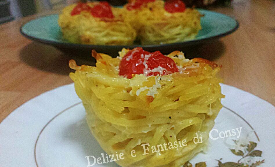 Maffin di spaghetti
