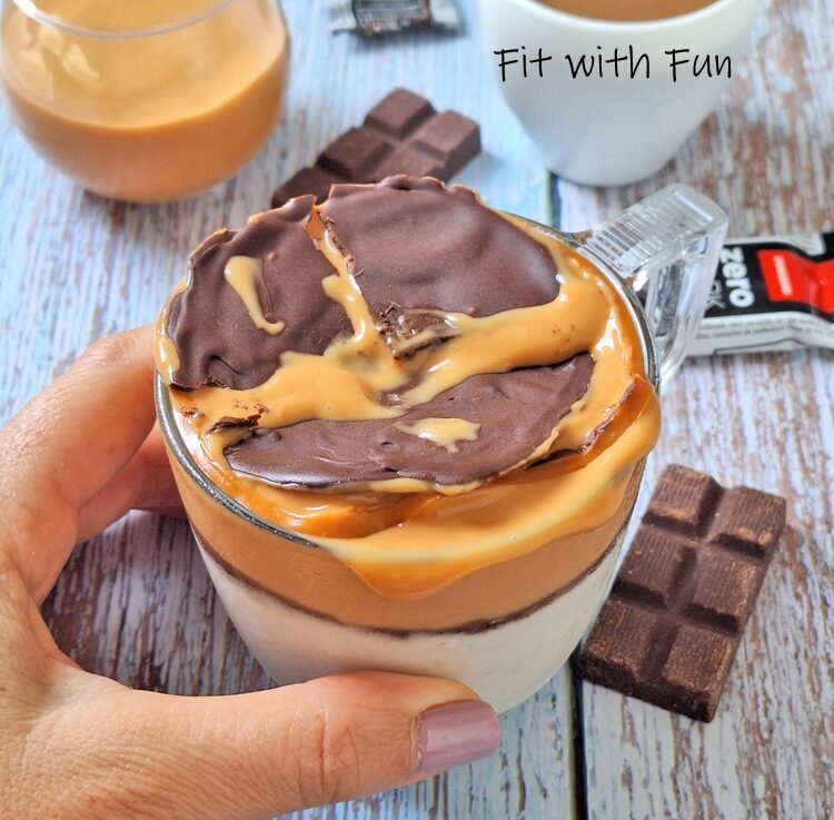 Magnum double caramel overnight oats proteico