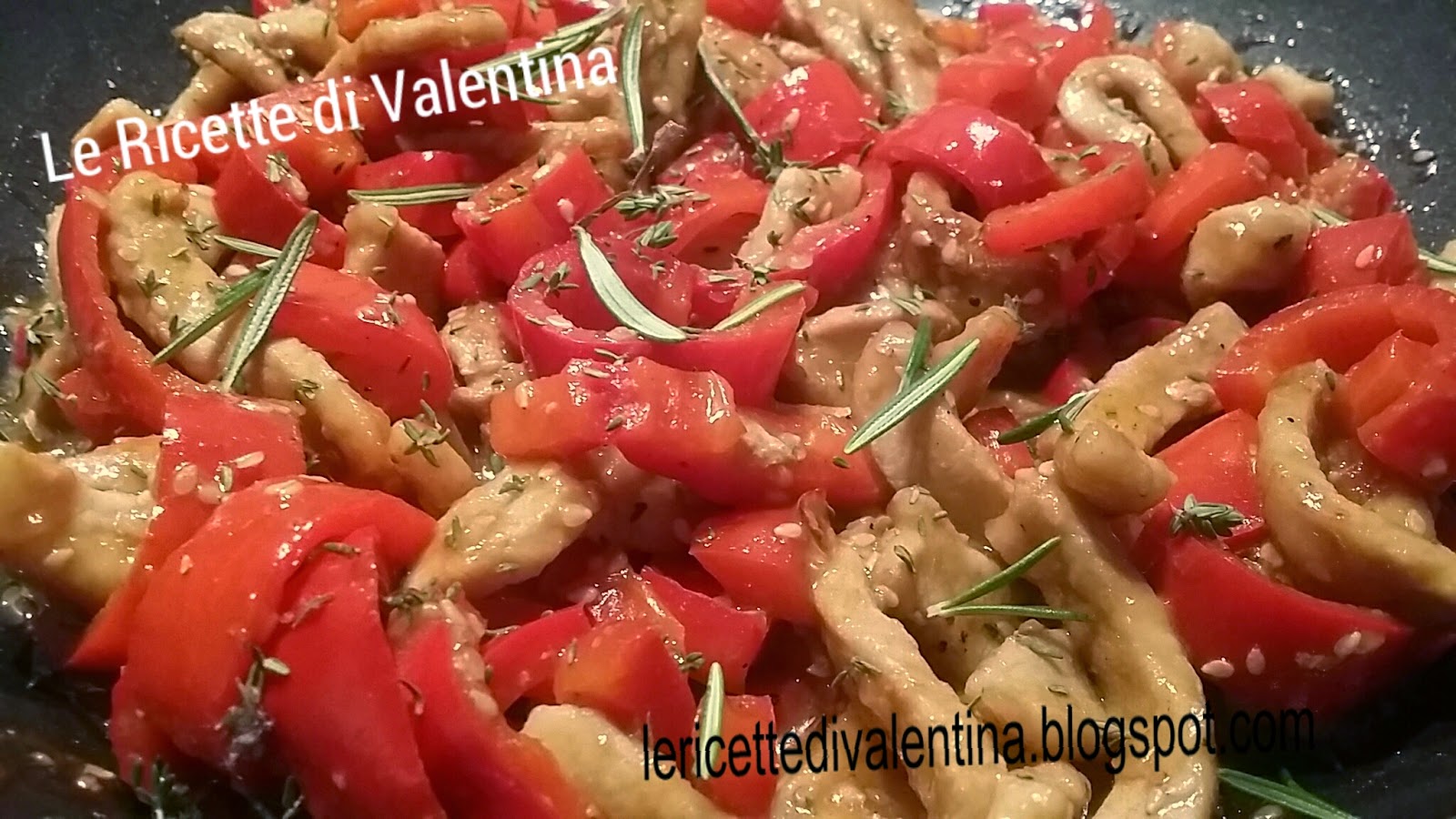 Maiale saltato con i peperoni