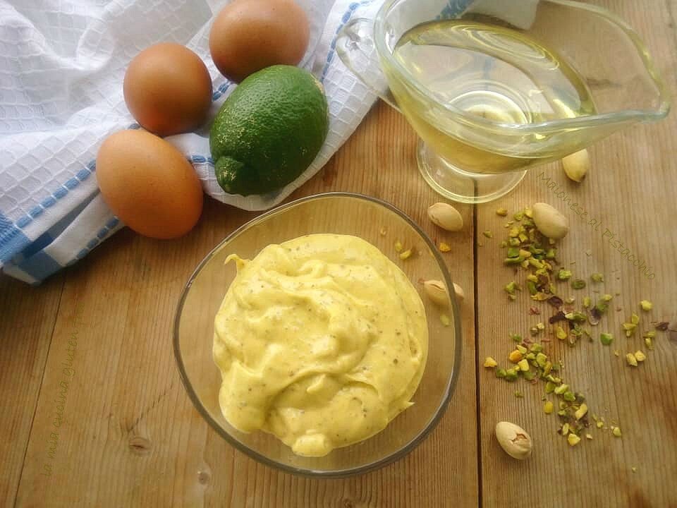 Maionese al pistacchio senza glutine