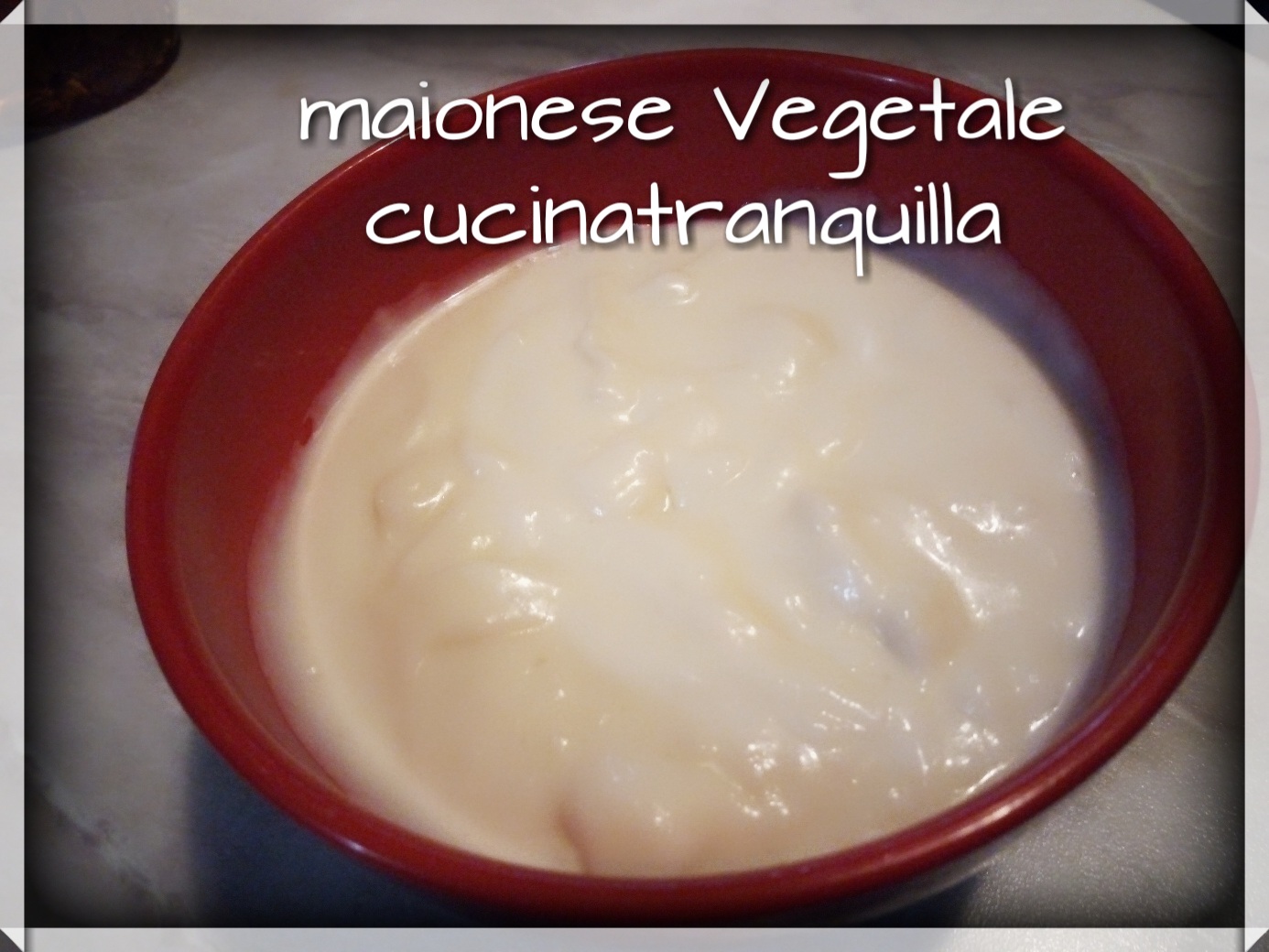 Maionese vegetale
