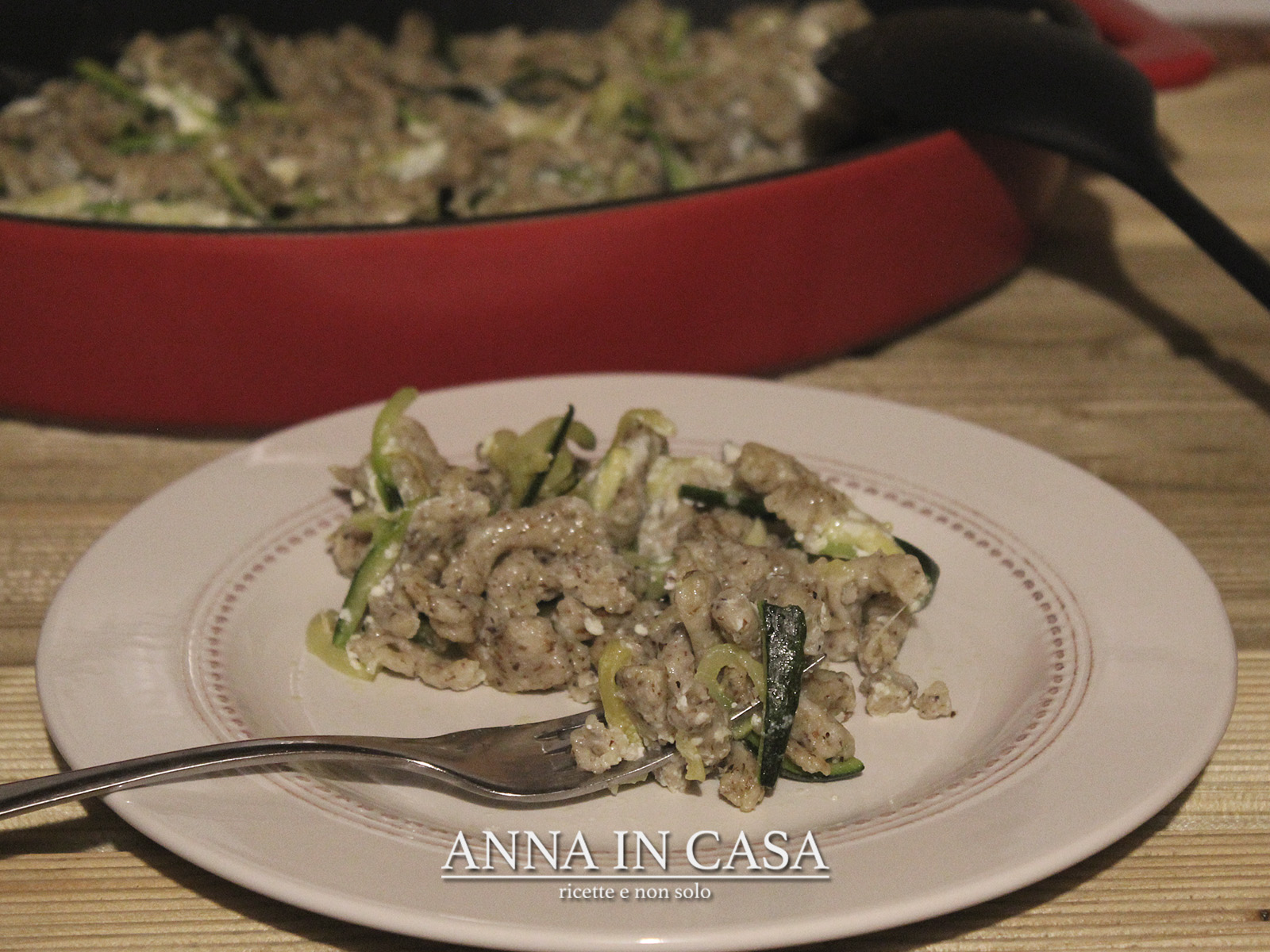Malfatti di grano saraceno con zucchine gratinati al forno