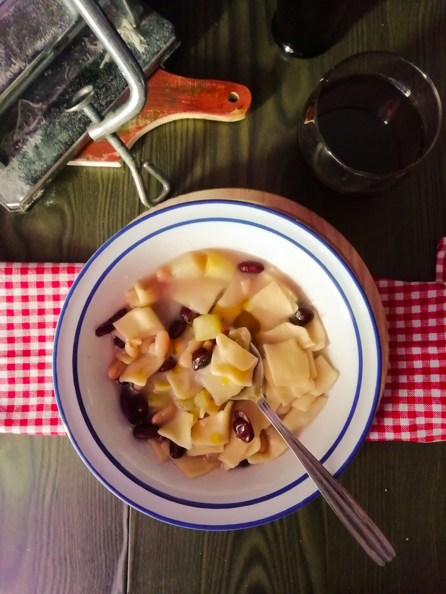 Maltagliati  e fagioli