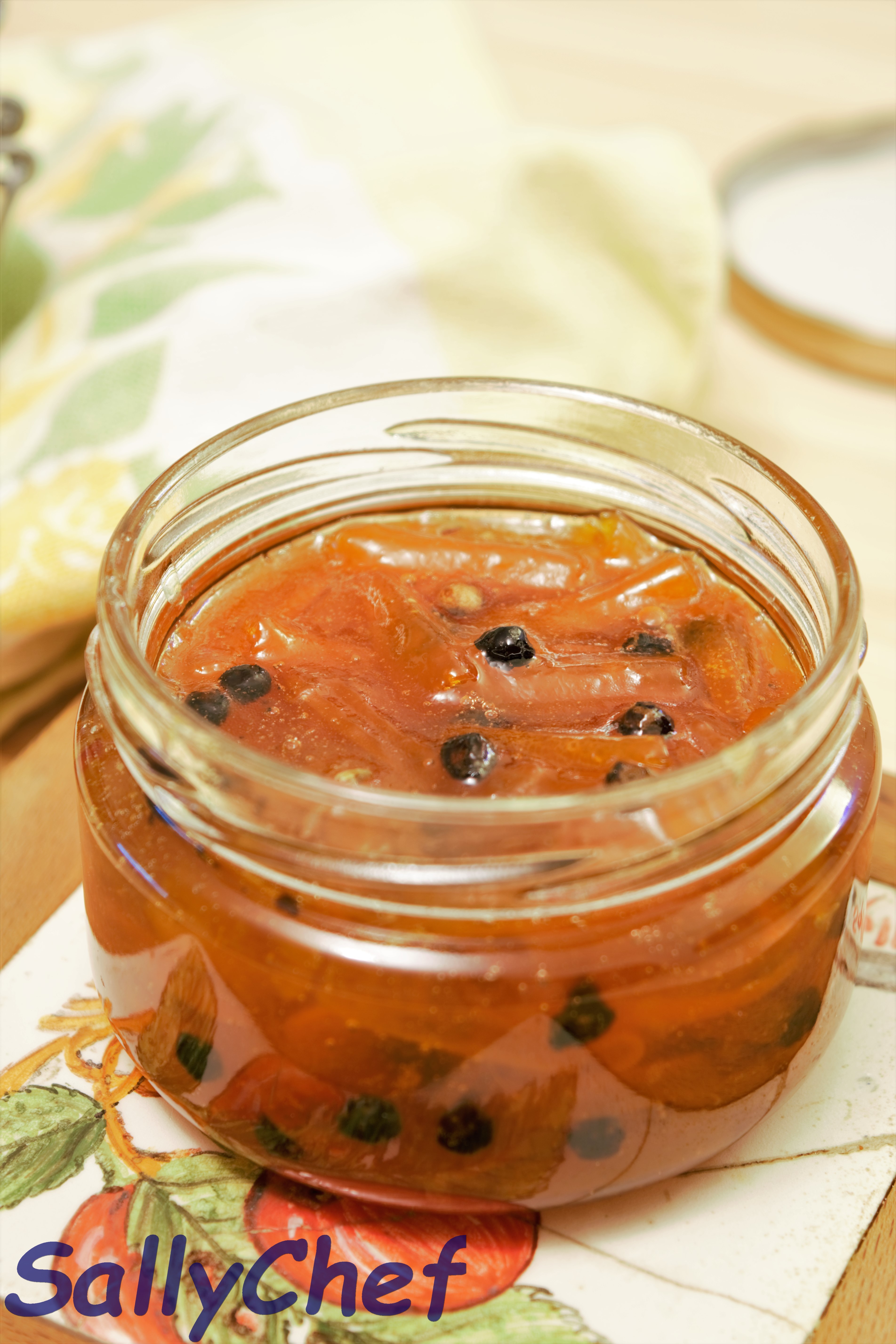 Mandarino cinese, marmellata composta e profumata