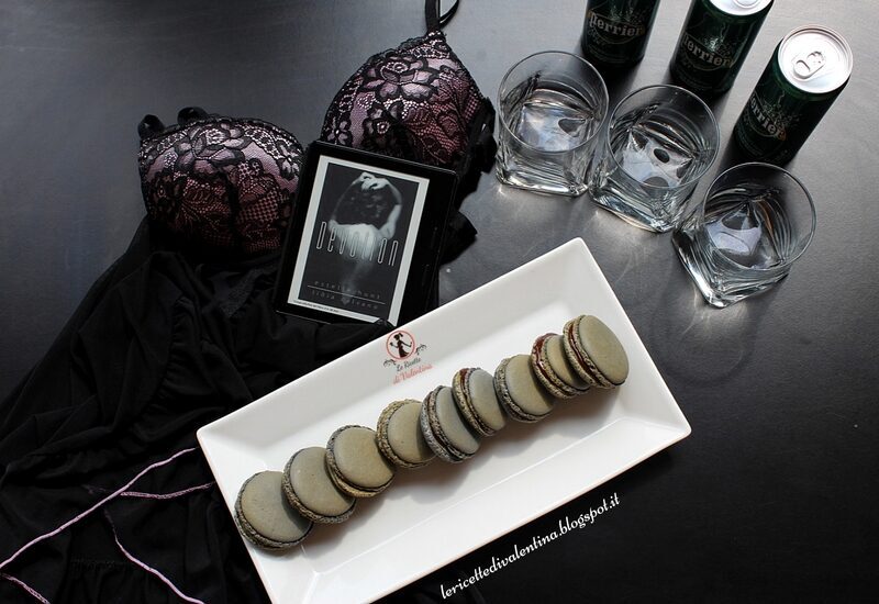 Mangia cio’ che leggi 104: macarons alla liquirizia ispirati da “devotion” di estelle hunt e lidia calvano