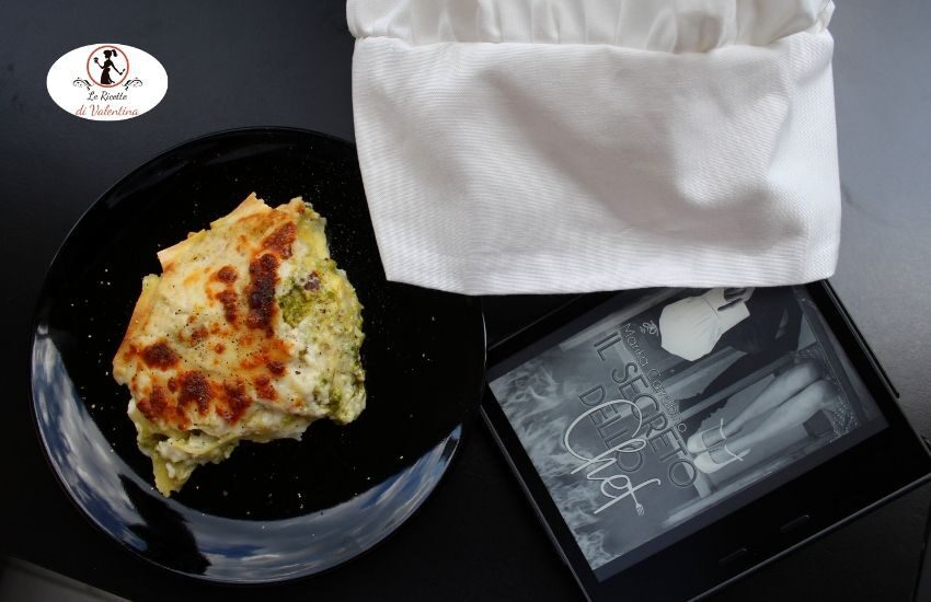 MANGIA CIO` CHE LEGGI 139: lasagne al pesto pistacchi ispirate da "il segreto dello chef" di Marika Carrabino
