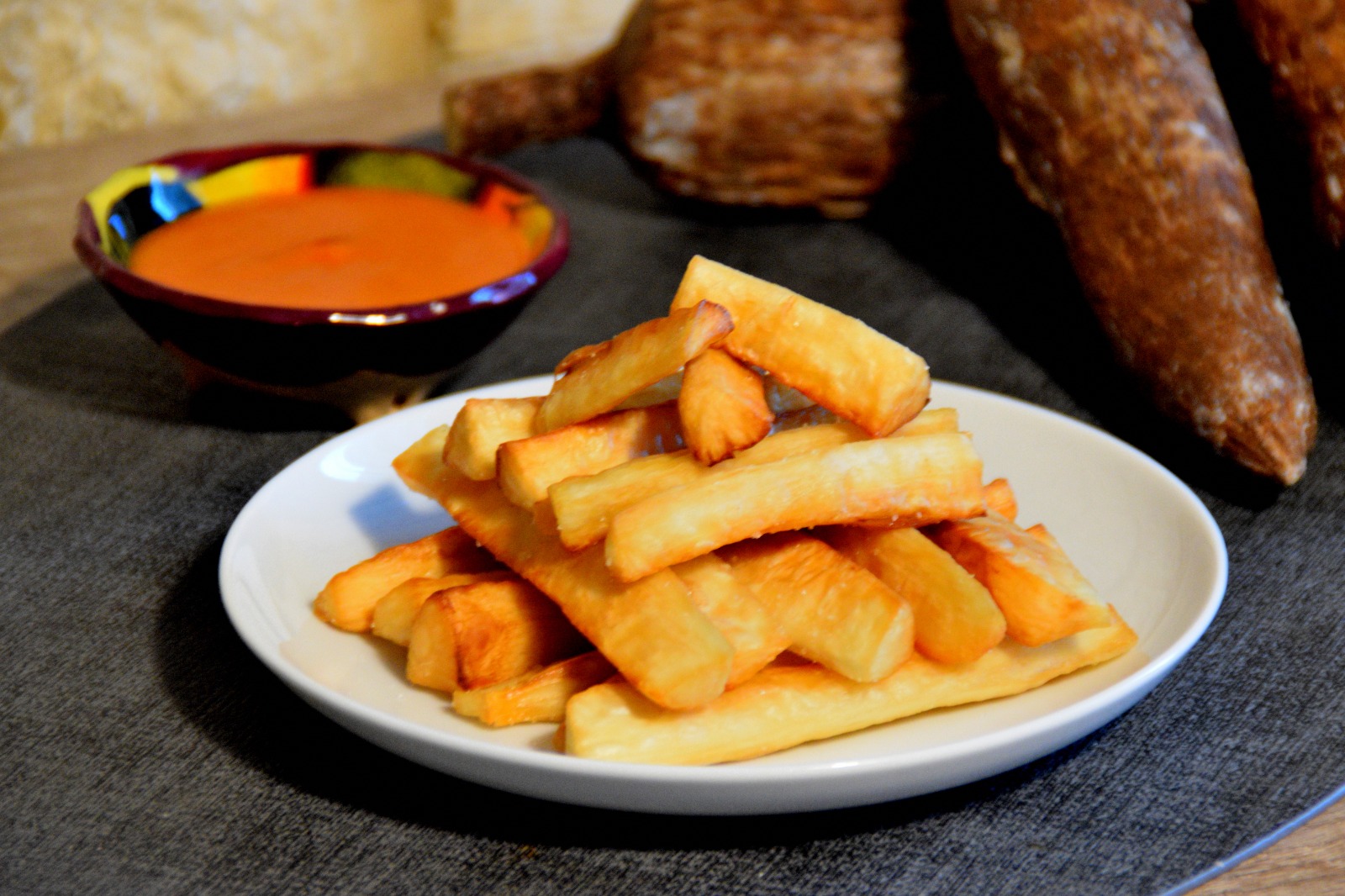 Manioca fritta (o yuca fritta) fatta in casa
