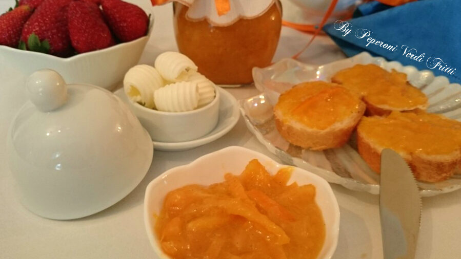 Marmellata di arance con zenzero e vaniglia
