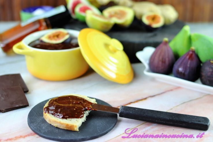 Marmellata di fichi cioccolato e rum