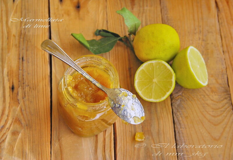 Marmellata di limette (lime)