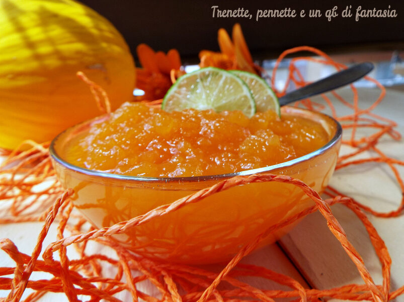 Marmellata di melone e lime