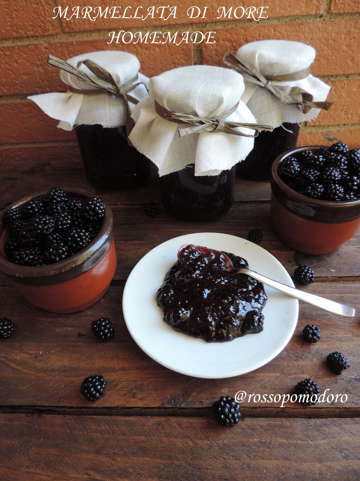 Marmellata di more homemade