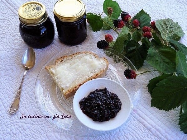 Marmellata di more senza semi