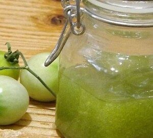 Marmellata di pomodori verdi