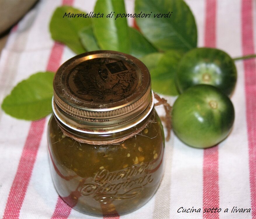 Marmellata di pomodori verdi