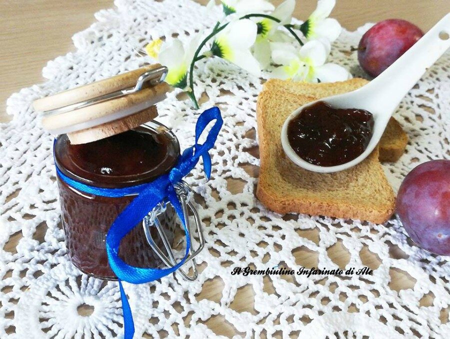 Marmellata di prugne.