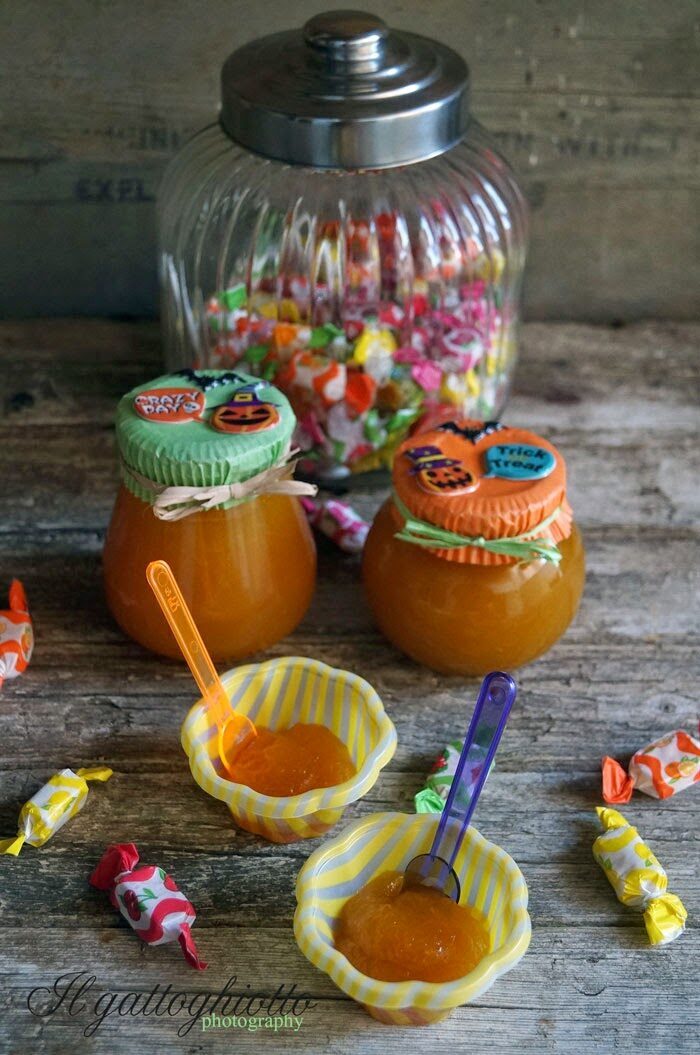 Marmellata di zucca e limone/arancia - Halloween edition