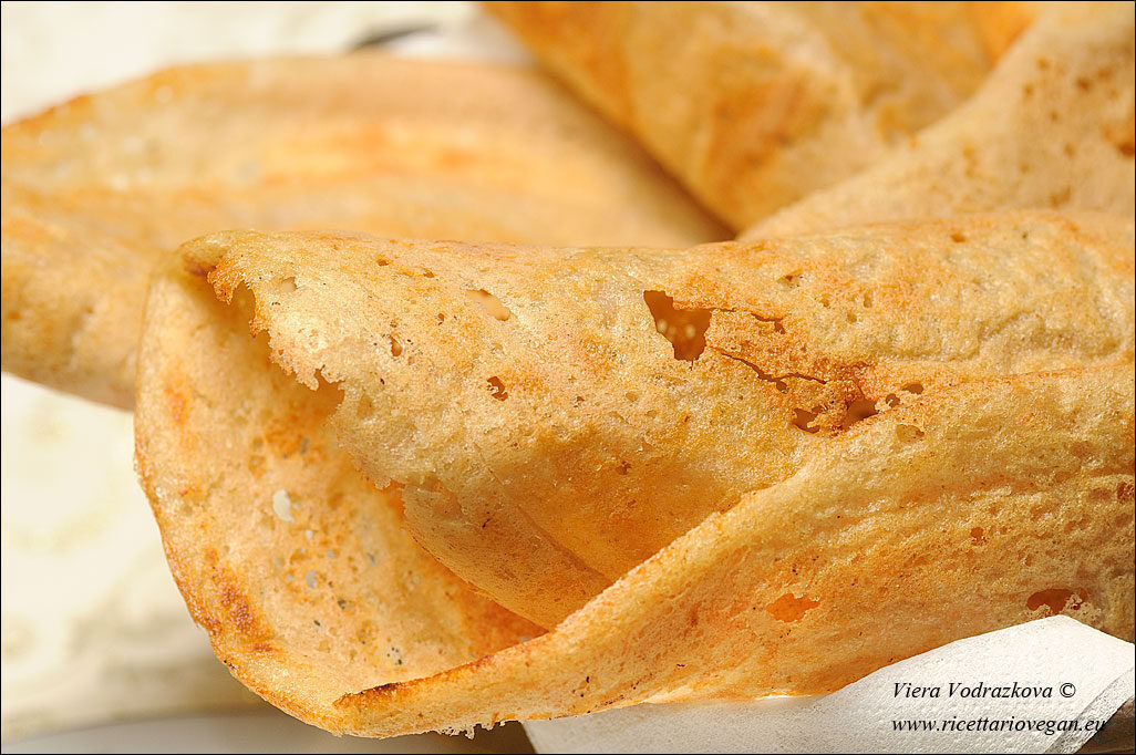 Masala dosa – crepes di riso,lenticchie e fagioli mung