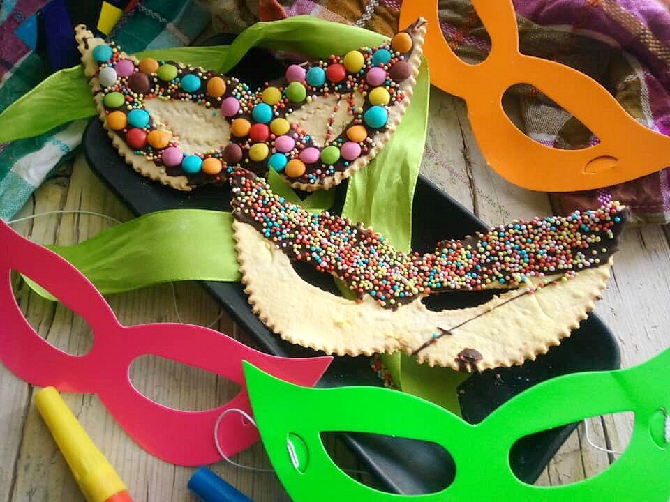Mascherine di carnevale senza glutine