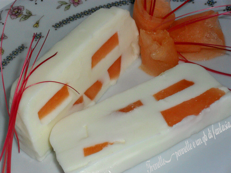 Mattonella allo yogurt e melone