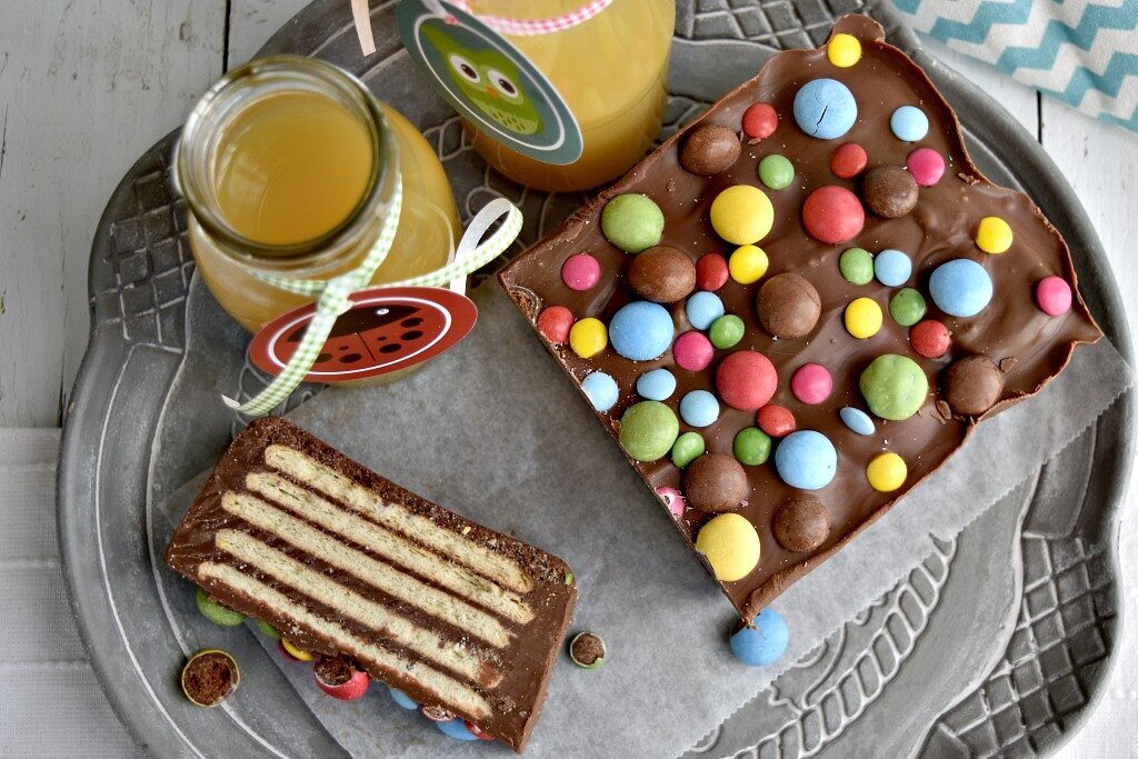 Mattonella di biscotti e cioccolato super-golosa!