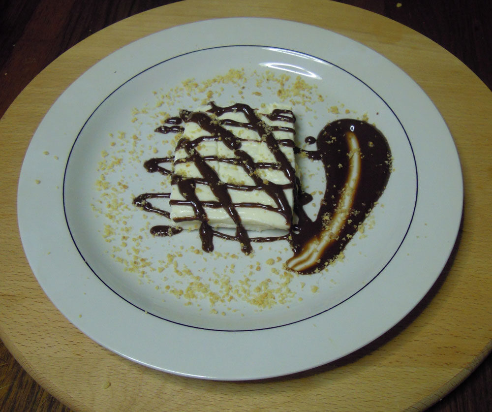 Mattonella di panna cotta per 3-4 persone