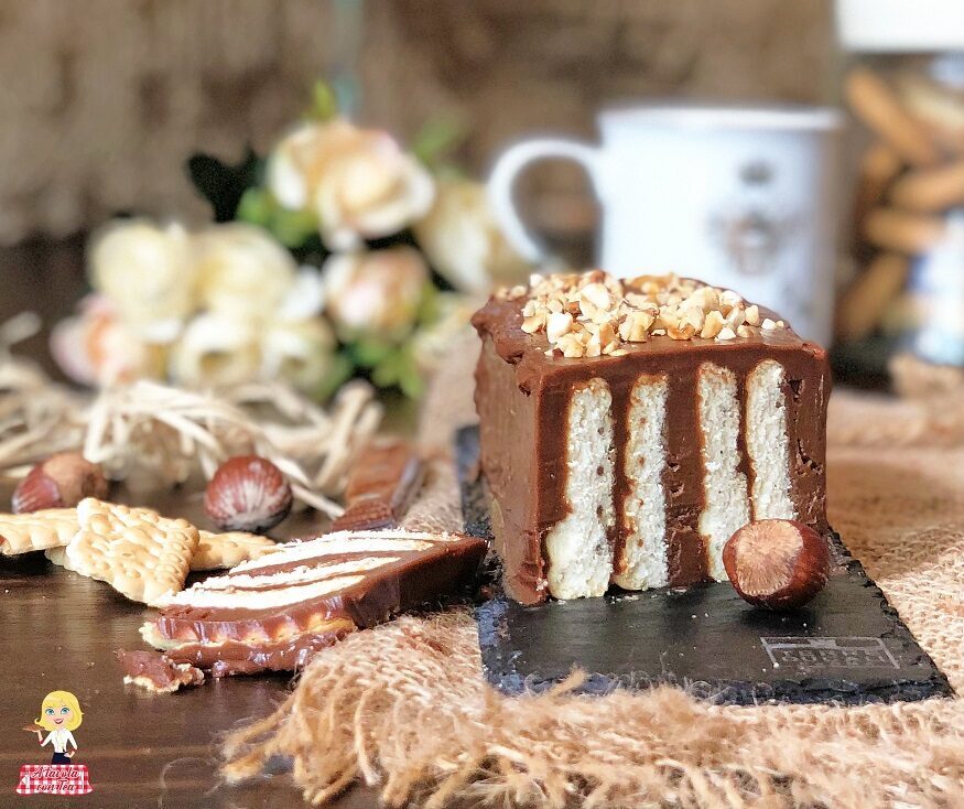 Mattonella dolce alla nutella senza cottura