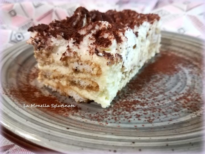 Mattonella tiramis con panna senza glutine
