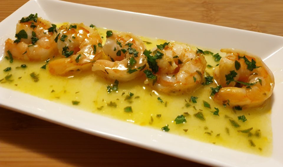 Mazzancolle al lime