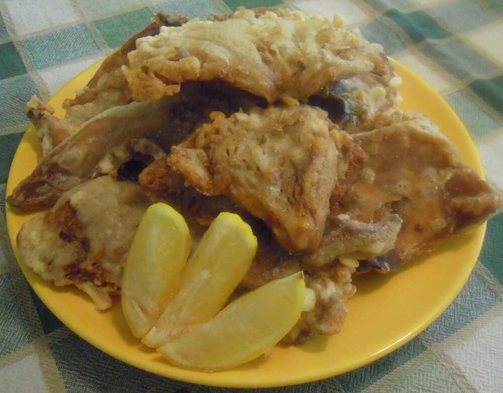 Mazze di tamburo fritte