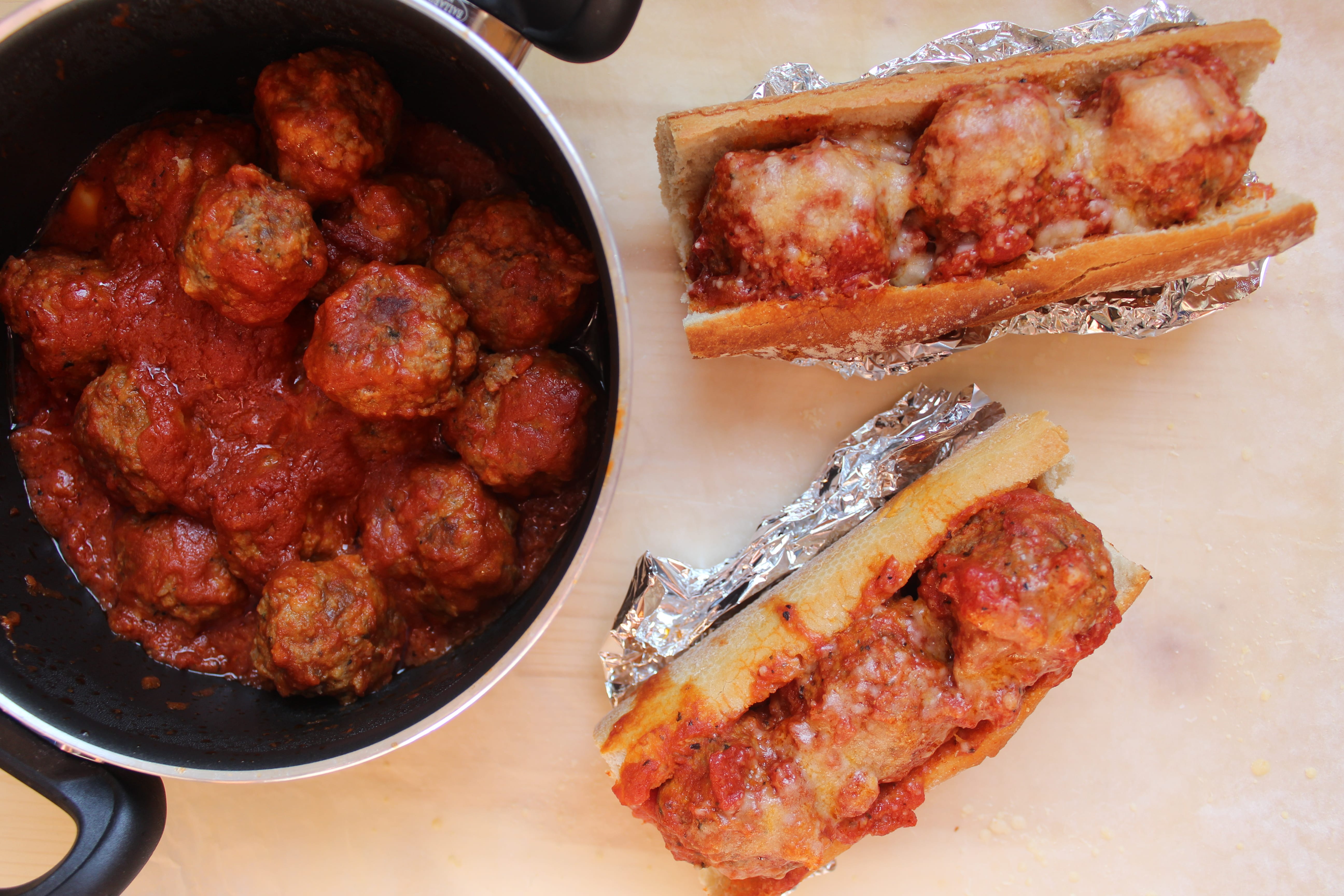 Meatball grinder: il panino con le polpette