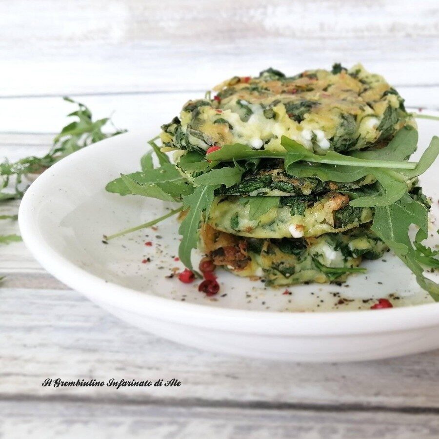 Medaglioni di feta e rucola