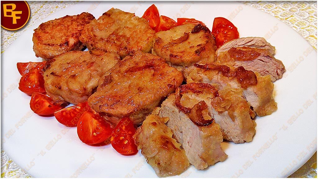 Medaglioni di filetto di maiale all’aceto rosso