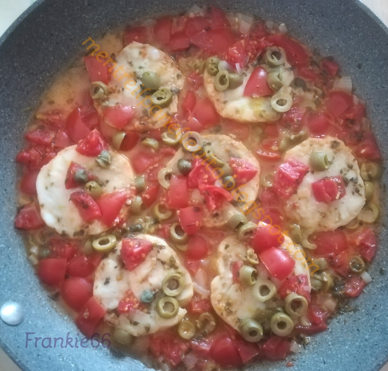 Medaglioni di merluzzo alla mediterranea