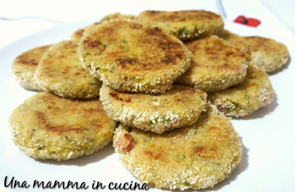 Medaglioni di patate e zucchine