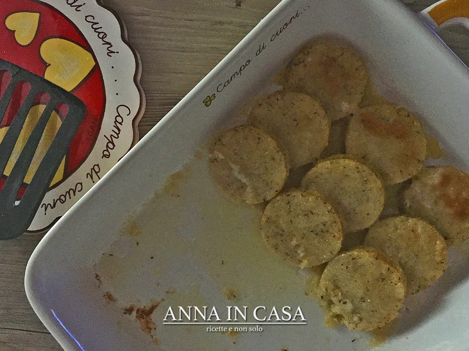 Medaglioni di polenta al forno