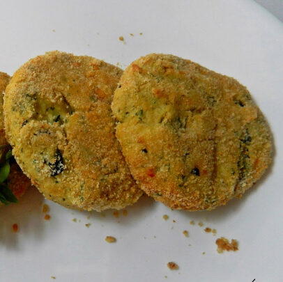Medaglioni di zucchine e provola.
