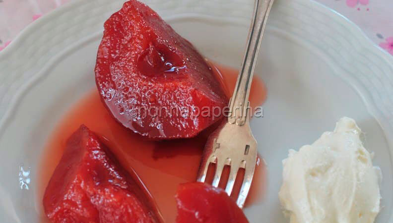 Mela cotogna sciroppata