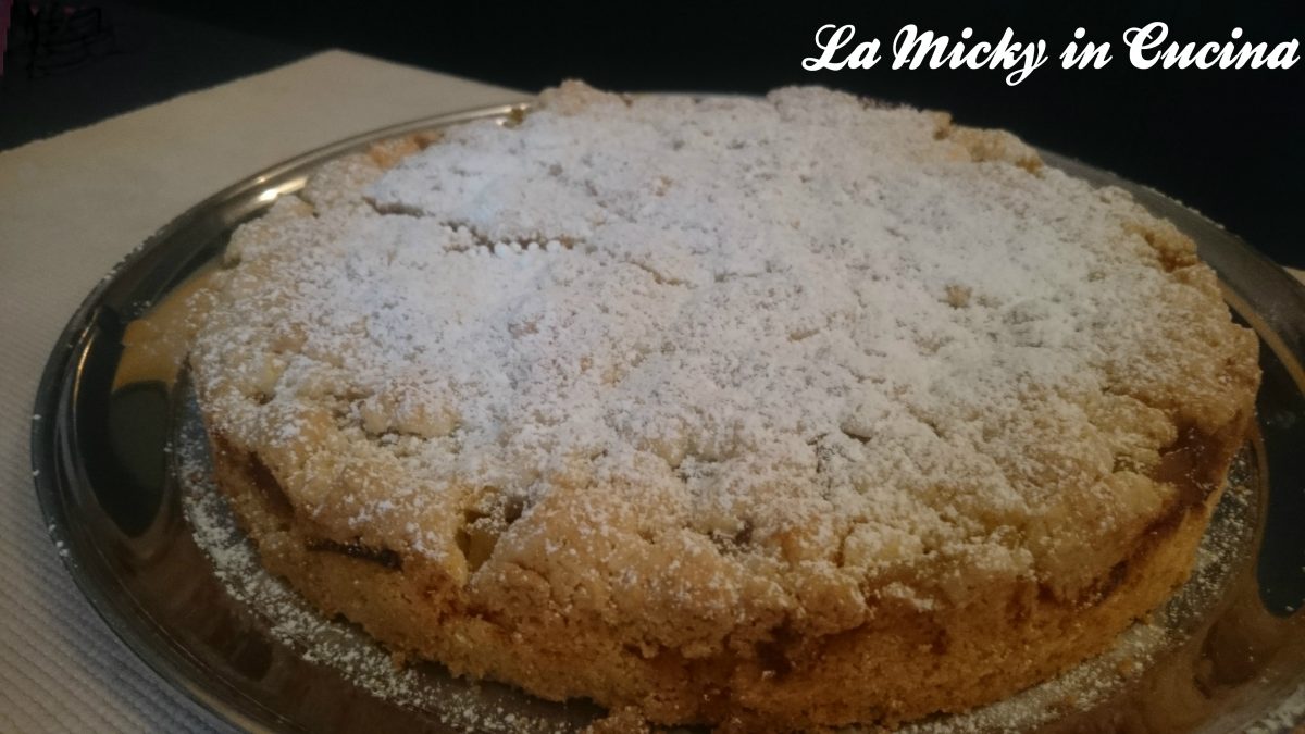 Mela dorata in briciola di biscotto di oldani